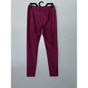 Mini Diva Leggings Burgundy OS One Size Polyester Spandex Activewear Pants MINT